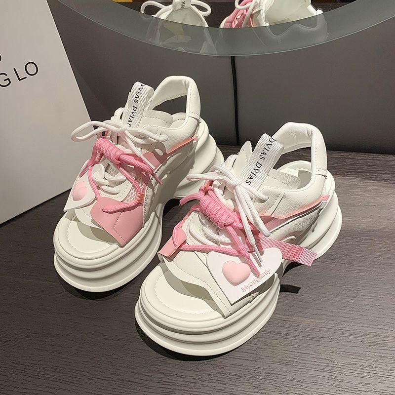 Platform Round Toe Tip Roman Style Sandals for Women Chic and Elegant The Best 2025 Luxury Daily Vintage Original Woman Shoes