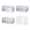 Dustproof Acrylic Organizers Drawers Space Saving Makeup and Jewelry Drawer Organizers with Easy Clean Acrylic Material