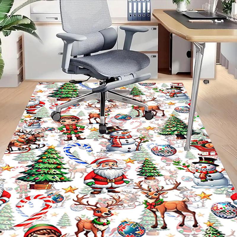 1PC Christmas, festive Extra Large Non Slip Floor carpet, Office, family, bedroom, Studio Large Area Rug Indoor Rugs, Vibrant Colors