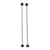 2Pcs Timpani Mallet Silicone Plastic Multifunctional Marimba Tongue Drum Mallet Timpani Stick