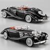 1/24 Benzs 500K Alaşımlı Araba Modeli Pres Döküm Metal Klasik Araçlar Araba Modeli Simülasyon Ses ve Işık Koleksiyonu Çocuk Oyuncak Hediye