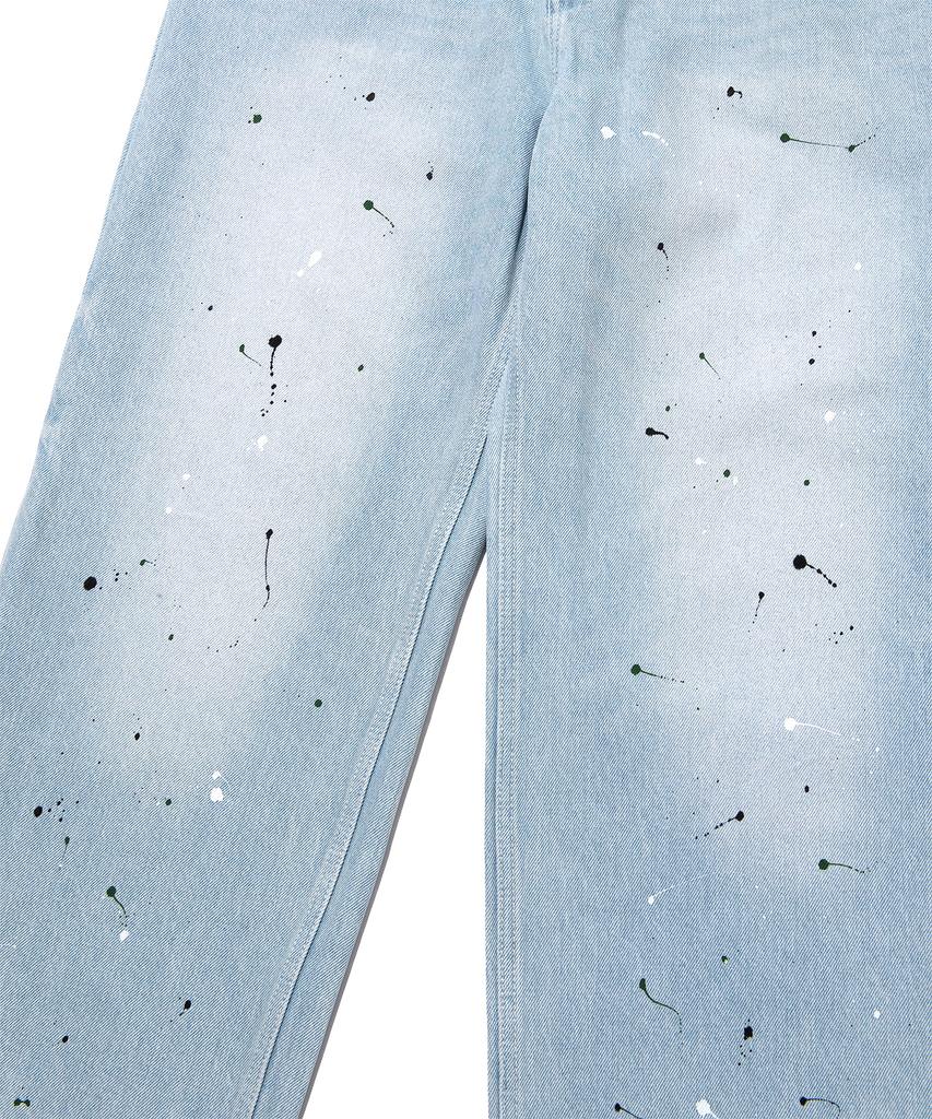 LEE Men Relaxed Fit Painting Denim Pants Indigo Light