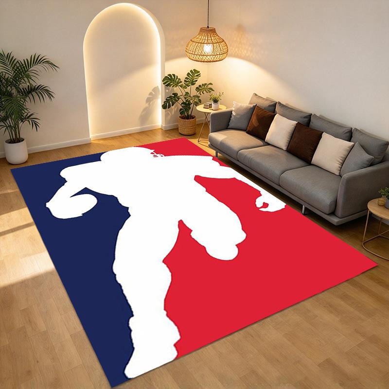 Football Player Living Room Nonslip Area Rug Soft Carpet For Bedroom Game Playroom Sofa Office Home Decor Doormat Christmas Gift C10254