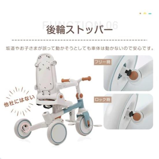 BTM Upgraded Folding Tricycle with and Push Safety for Ages and Swivel Adjustable Bike Toy for Toddlers and Easy Birthday Gift Children's Tricycle,