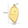 5Pcs Stainless Steel Cabochon Pendant Base Irregular DIY Charm Pendant Trays Heart Shape Blank Cabochon Base