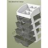 Streamlines Multipurpose Drawer Desktop Cabinet for Organized Study Area and Office Desks Accessory Household Use
