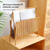 Magazine Rack Display Stand,Standing Shelf Practical Books Woven Storage Basket,Newspapers Holder