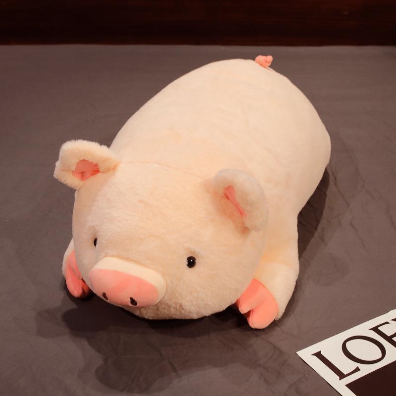 Cute Pink Pig Plush Toy Doll Soft Cute Pig Cloth Doll Throw Pillow Children Soothing Sleeping Doll