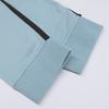 HERMES 21AW Light Blue Cotton Herringbone Piping Fleece-Lined Crew Neck Sweatshirt Pullover tops L blueUsed