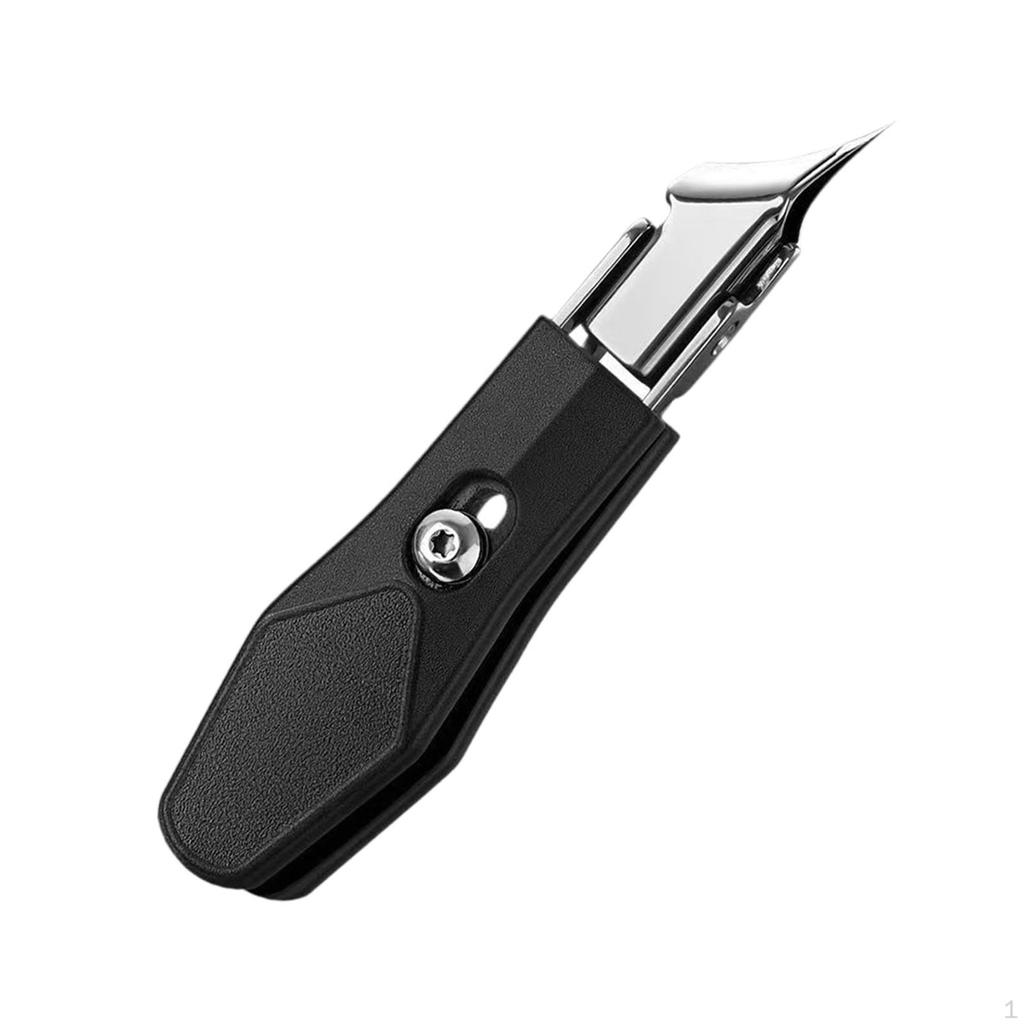 Nail Fingernail Cutter Stainless Steel Trimmer Trimming Tool Wide Jaw Opening for Traveling Elderly