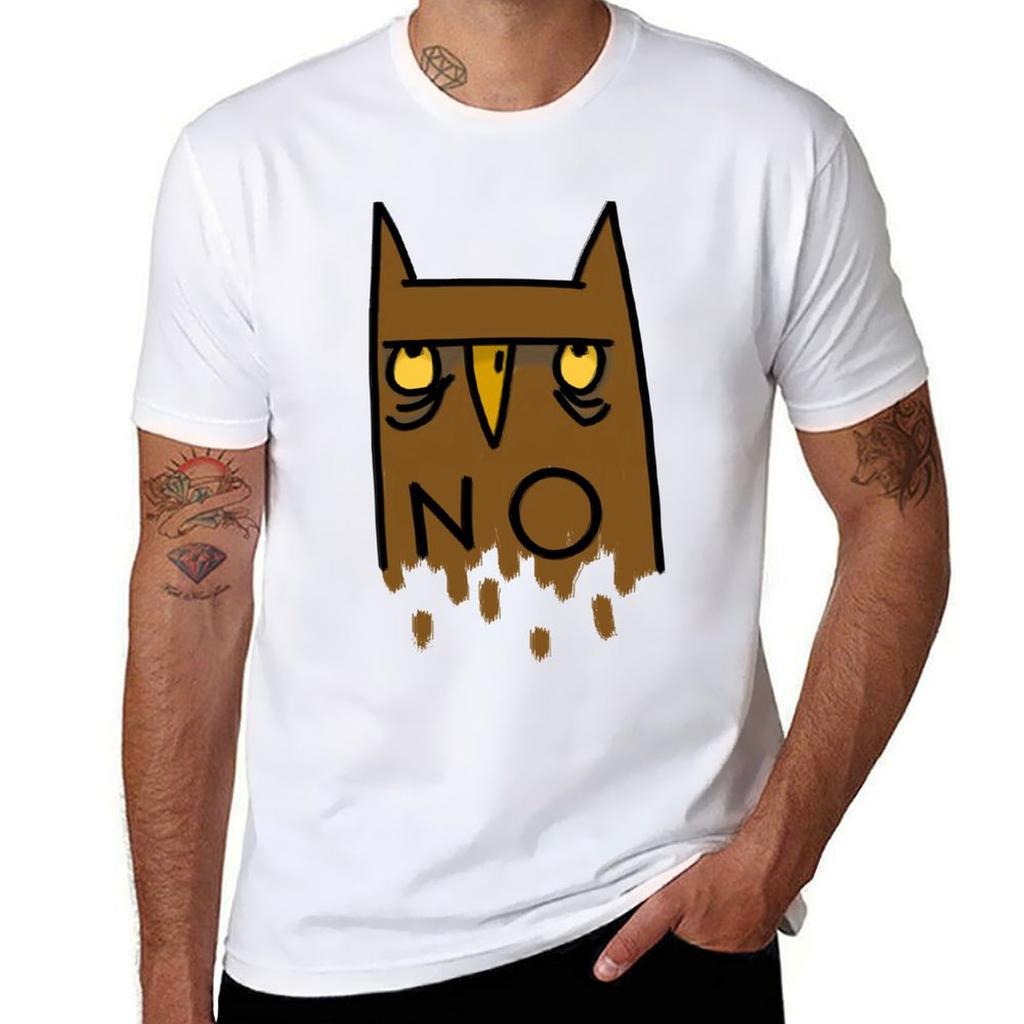 A Grumpy Owl Tshirt Light Athletic Short Sleeve Tee Shirt Tshirt