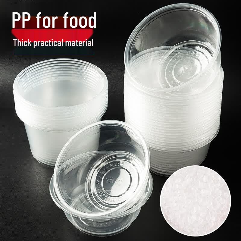 Ye Nuanyang Disposable Round Plastic Takeaway Bowl with Lid