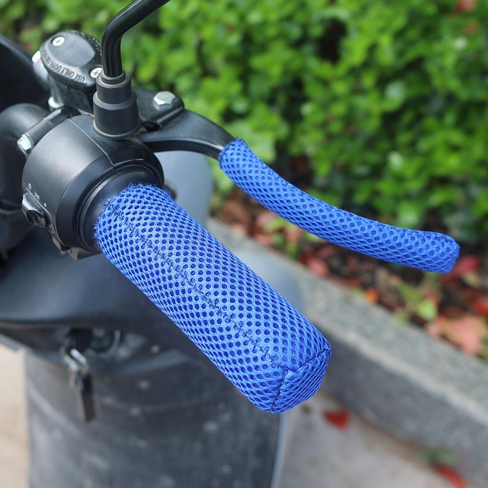 Letní kryt rukojeti elektrických vozidel Skútr Tříkolky Jízdní kola Led Hedvábný krém na opalování Protiskluzový Prodyšný elastický kryt rukojeti