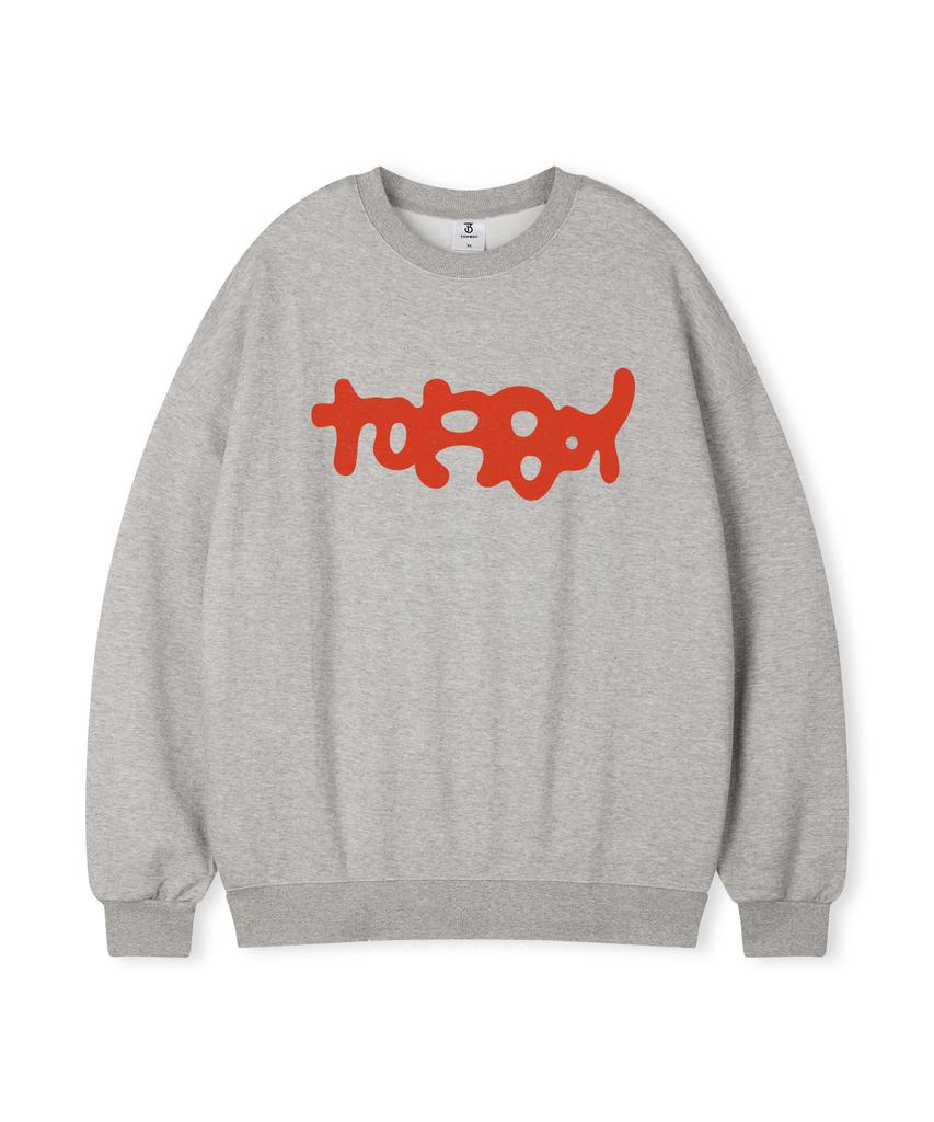 TOPBOY Balloon Oversized Printed Sweatshirt