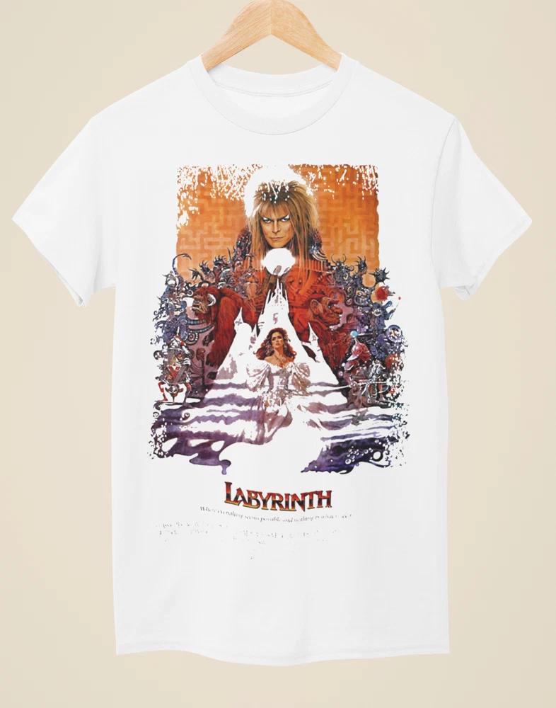 Labyrinth Movie Poster Inspired Unisex White TShirt S