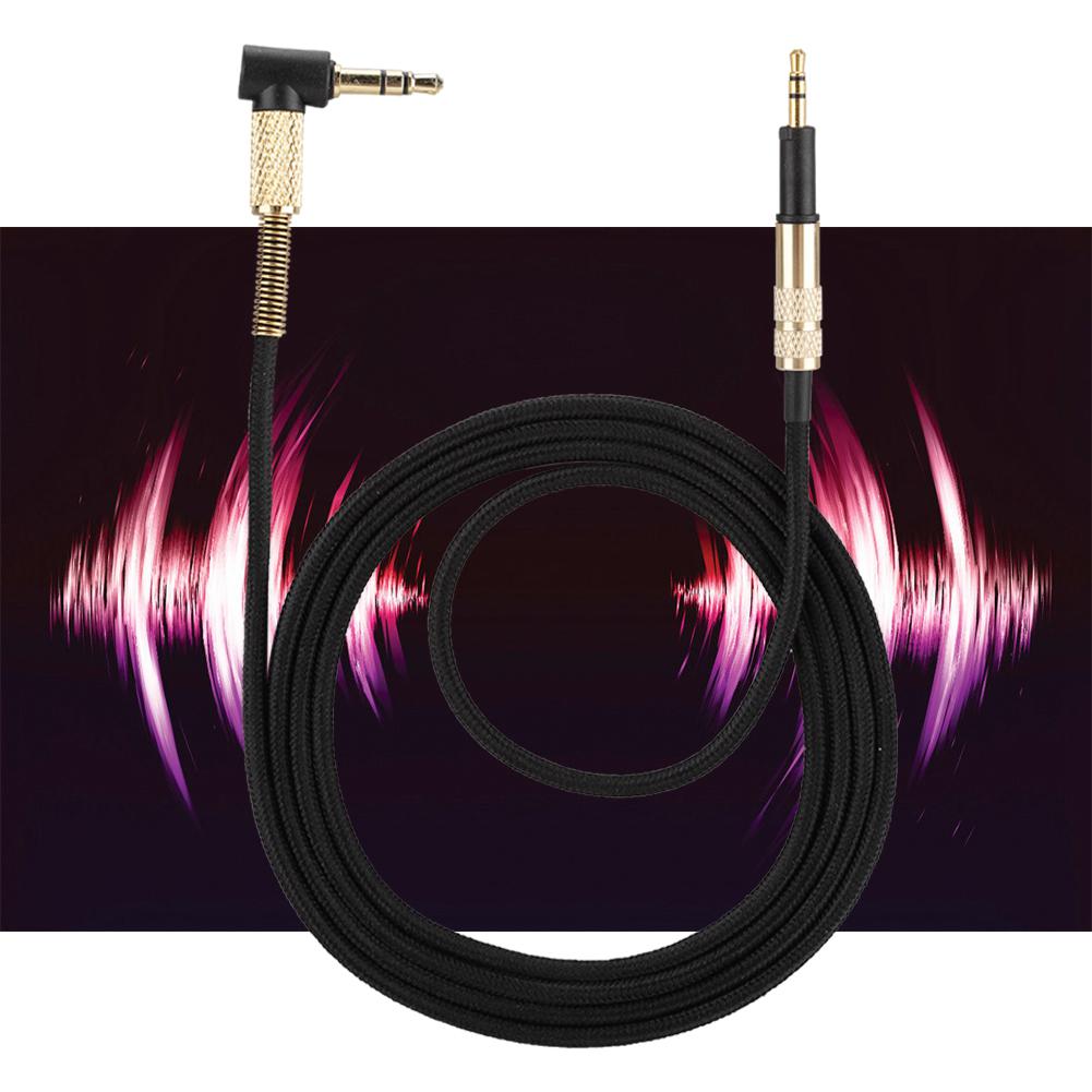Braided Headphone Wire Fit for AKG K450 K451 K452 K480 Q460 123cm without Microphone