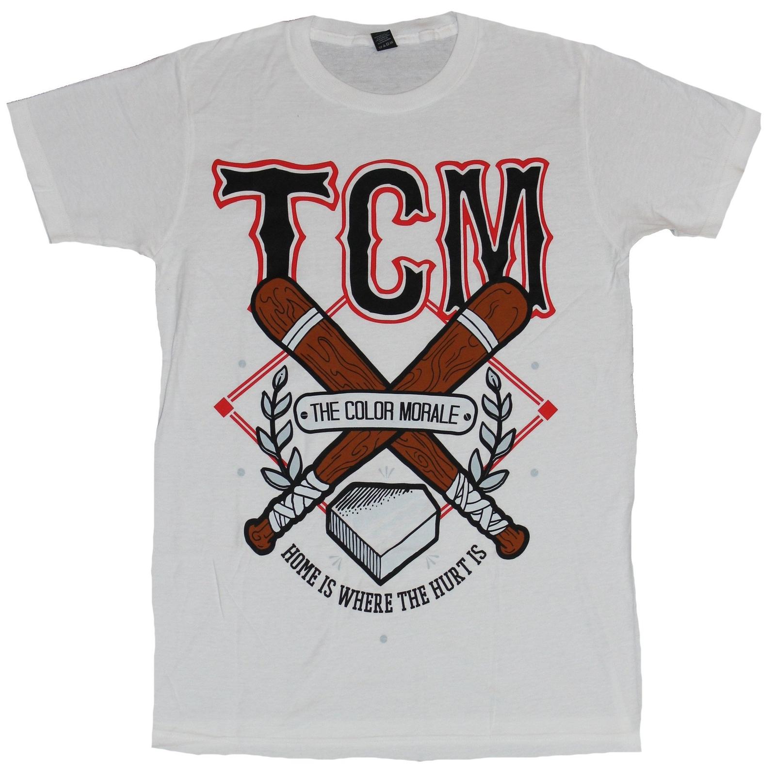 The Color Morale Mens T-Shirt - Home is Where the Hurt Is Crossed Bats Image XXXL