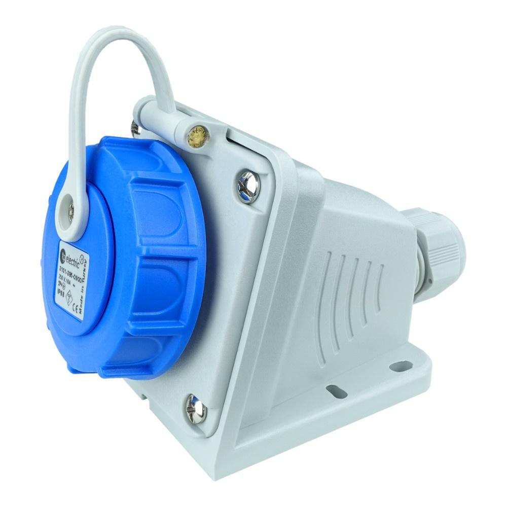 Hermetic Wall Socket 16A 2P+Z 230V Ip68 Surface-mounted Schuko 1162