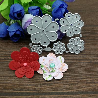 5 teile/satz Blume Metall Stanzformen Schablonen Scrapbooking Dekorative Präge Handwerk Stanzen