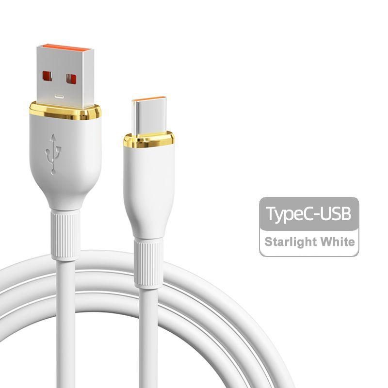 

100W рідкокристалічний кабель USB A до типу C для швидкої зарядки та передачі даних USB C до типу C 66W для Xiaomi iPhone 15 16-жильний шнур 1m