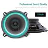 80W 4/5/6.5 Inch Coaxial Car Audio Speakers Professional Car Audio Modification Horn Amplifier