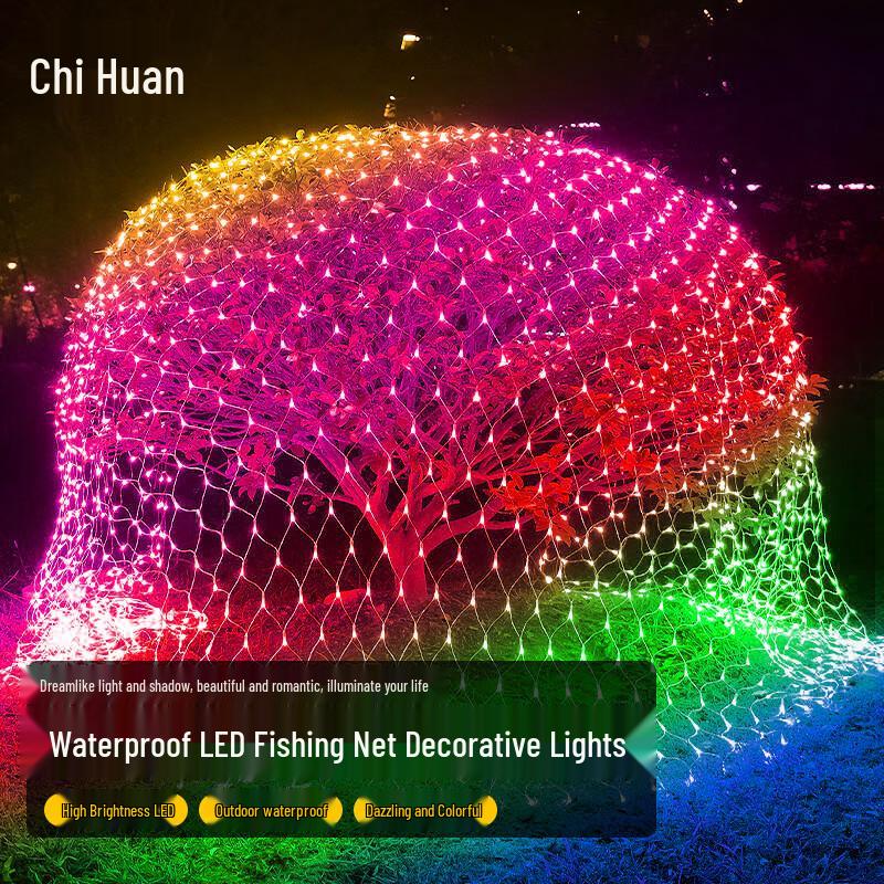 LED Fishing Net String Lights