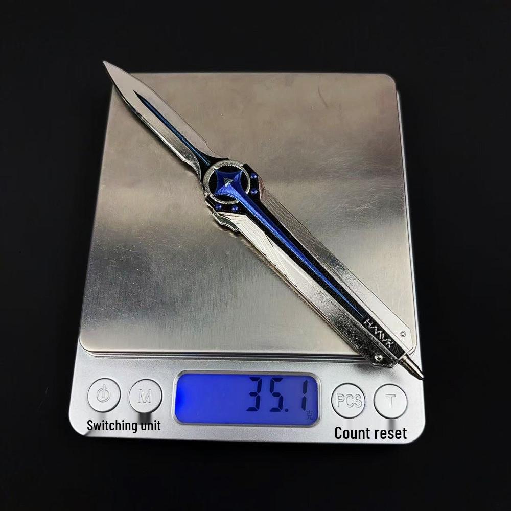 Delta Polaris Alloy Metal Knife Figurine - Game Replica Miniature Toy