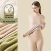 Women's Cashmere Silk Thermal Underwear Set: Seamless Autumn/Winter Top and Bottoms with Thickened Velvet