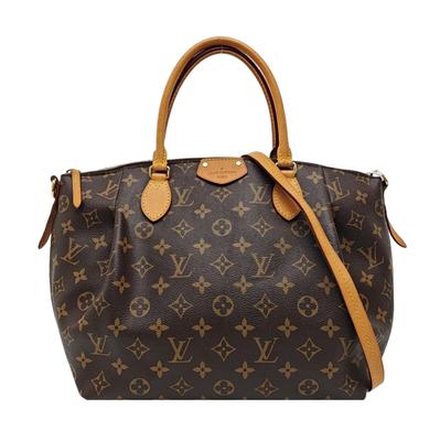 [Gebraucht] Reißverschluss Logo-Print Monogramm Beschichtetes Canvas Mit Lederbesatz Knödeltasche - Akzeptabel #1IW2EAD
