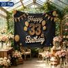 1pc Birthday & Wedding 33rd Number Elegant Hanging Banner