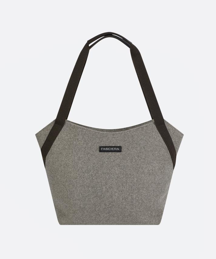 Fasciera Oblique Wool Shoulder Bag (L)_Barugo13