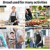 Women Men Aprons Bib Chef Baking Aprons with Pockets for Decor Kitchen BBQ Baking Grilling Cooking