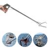 Stainless Steel Crab Tongs 30inch Portable Multifunctional Long Fish Tongs for Crab Seafood Octopus Bend Clip