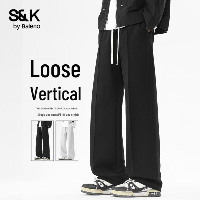 Baleno Men s S&K Series Relaxed Fit Casual Pants 2XL