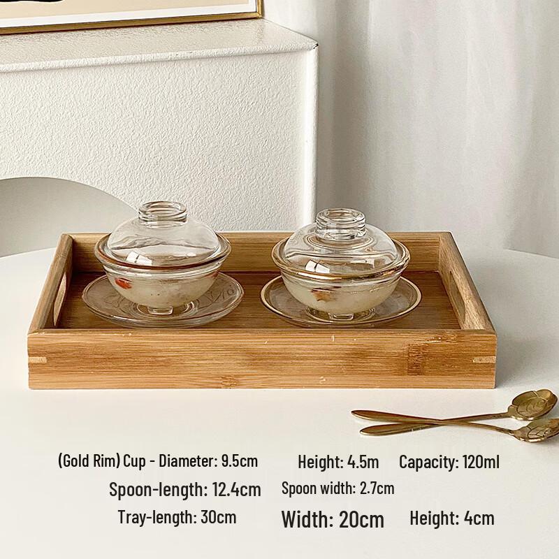 Bird s Nest Glass Stew Bowl Set