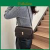 Schicke schwarze PU Mini-Handtasche Stilvolle trendige quadratische Tasche für Damen mit Schlossverschluss