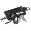 Mini Tactical Pouch Zippered EDC Utility Pouch with Carabiner Military Keychain Pouch Wallet for Belt Backpack Camping Hiking Hunting