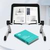 360 Degree Adjustable Desk Textbook Stand Support Foldable Reading Book Stand Holder with Paper Clips Bookcase Stand