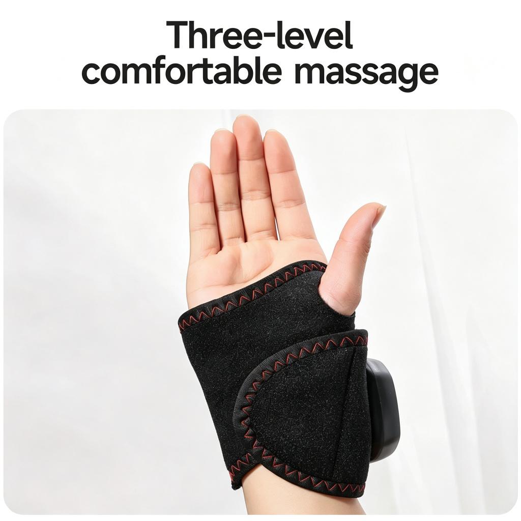 Electric Heat And Vibration Ankle Wrist Massager Hot Compress Therapy Ankle Massage Heated Wrap Support Brace Foot Protector