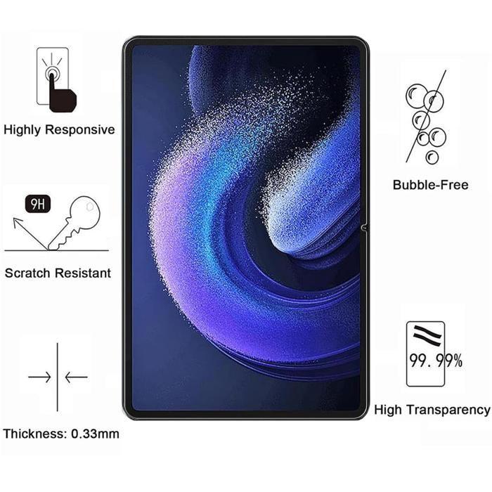 Coque + 2 verres trempé pour Xiaomi Pad 6 / Pad 6 Pro - Antichoc Protection Transparent Phonillico