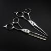 6.0" God Walker Damascus Steel Hairdressing & Barber Scissors - Straight & Thinning Shears