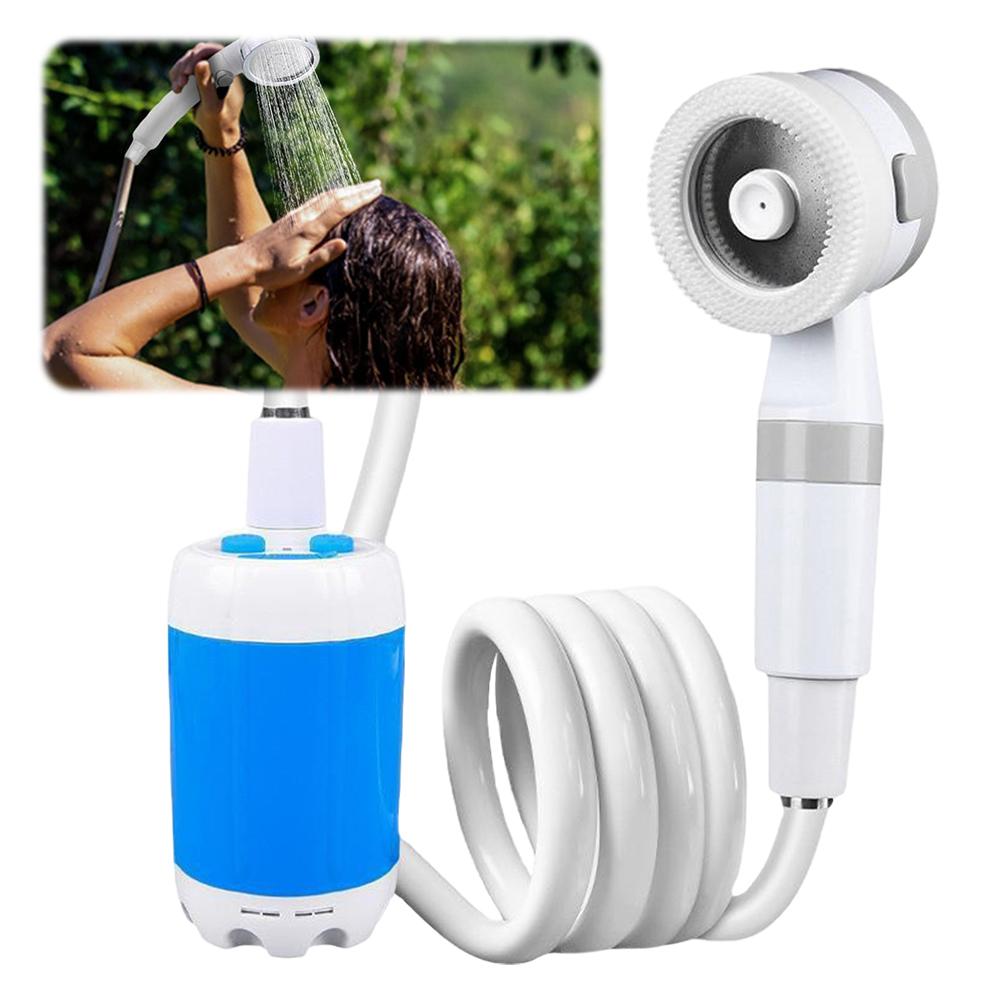 Portable Shower Pump Rechargeable Outdoor Camp Pump Portable Outdoor Shower Head Sprayer for Outdoor Shower Pet Bath Car Washing China Mainland
