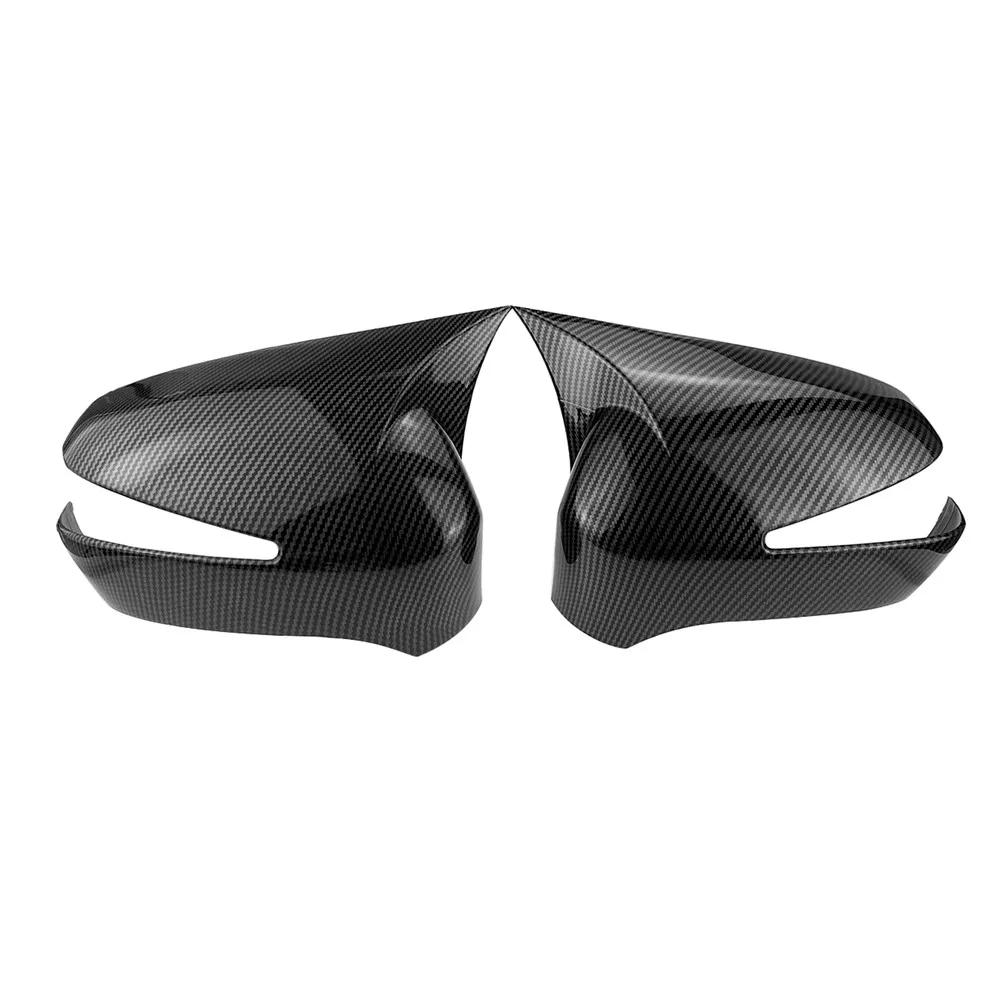 For Honda Civic 8th 2005 2006 2007-2011 ABS Car Rearview Side Mirror Cover Wing Cap Exterior Door Housing Trim Adhesive Sticker