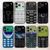 Old Phone Picture Black Phone Case For iPhone 17,16,15,14,13,12,13,12 Pro Max Plus XS XR Silicone Soft Back Cover