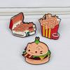 Cartoon Cat Alloy Brooch - French Fries & Chicken Nugget Shapes for Clothing, Hats, or Backpacks
