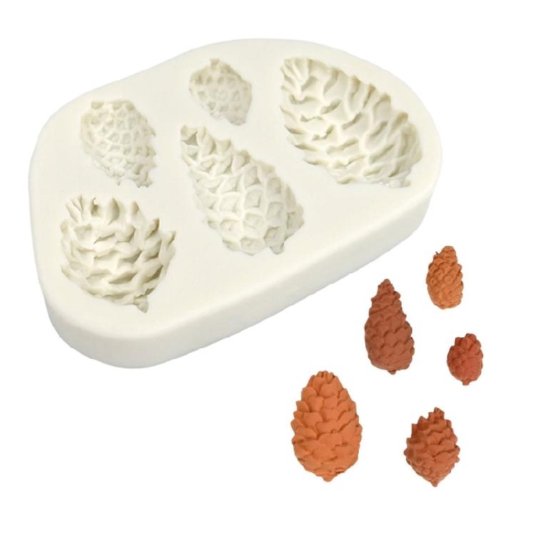 Easy Demold Spices and Nut Silicone Molds for Baking Enthusiasts and DIY Designers with Winter Spices Designs