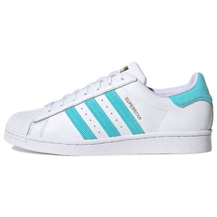 

Мужские кроссовки adidas Superstar White Pulse Aqua Cloud-White Gold-Metallic H00206