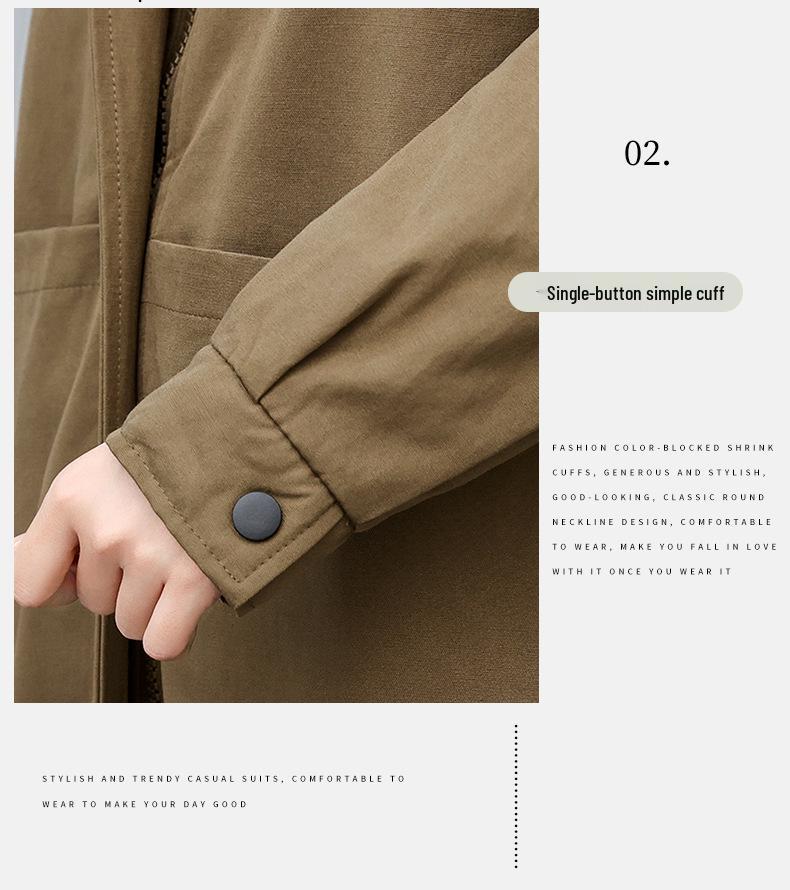 Women's 2024 Winter Fleece-Lined Hooded Parka: Loose Mid-Length Thickened Workwear Cotton Coat