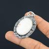 Natural Scolecite Gemstone Pendant 925 Sterling Silver Indian Jewelry For Girls