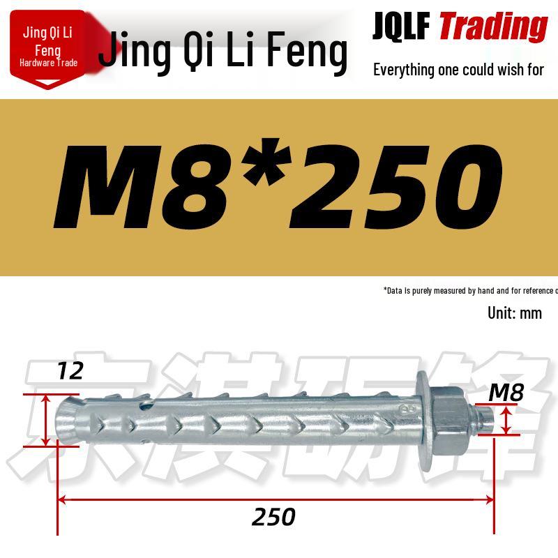Hexagonal Expansion Bolt for Foam Hollow Brick - Single Tube External Wall Anchor